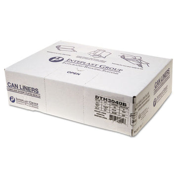 Inteplast Group Draw-tuff Institutional Draw-tape Can Liners, 30 Gal, 1 Mil, 30.5" X 40", Blue, 200-carton freeshipping - TVN Wholesale